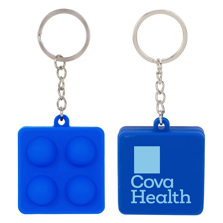 Square Push Pop Key Ring #7