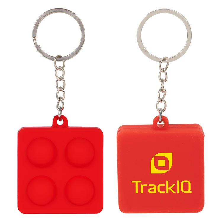 Square Push Pop Key Ring #8