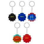 Recycled Silicone Bubble Ball Keychain