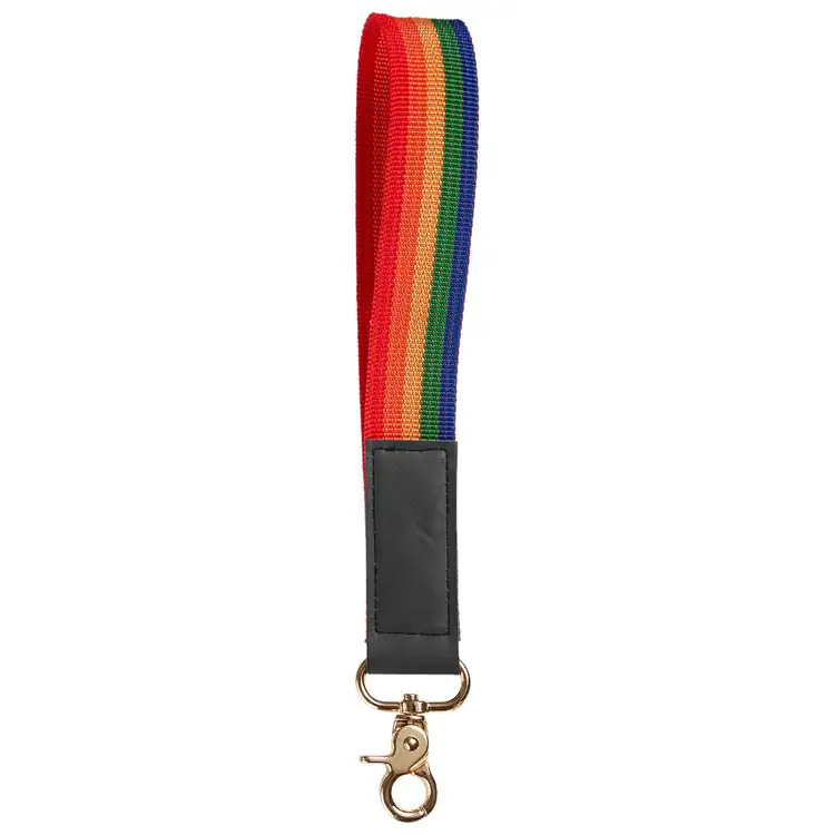 Pride Rainbow Wrist Strap Keychain #3