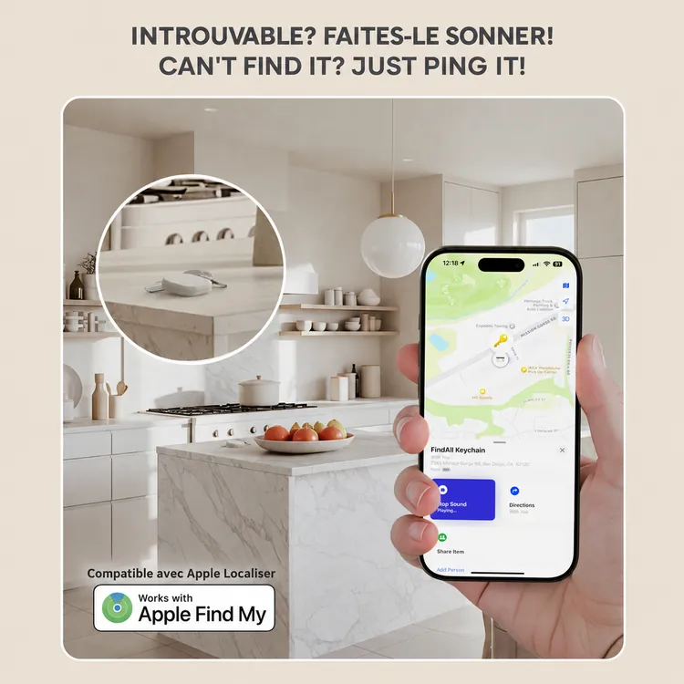 Porte-clés de localisation FindAll Satechi #7