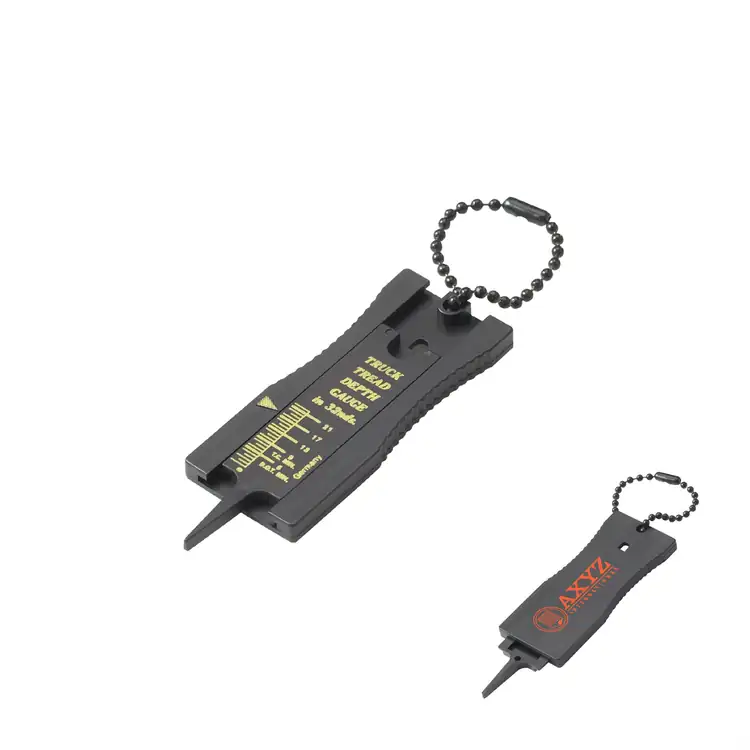 Truck Tire Tread Depth Gauge Keychain