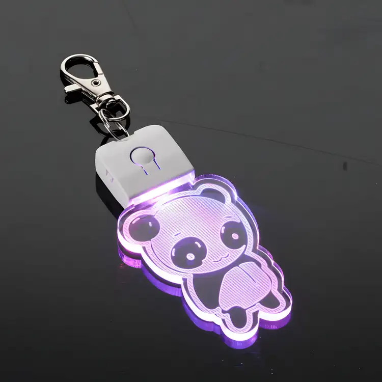 Custom Shape Acrylic LED Keychain #8
