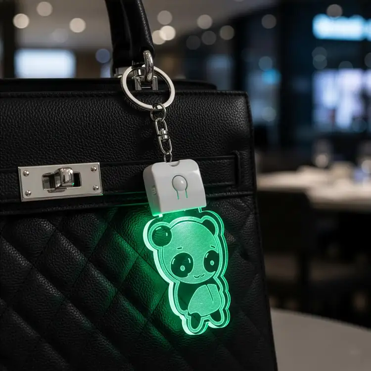 Custom Shape Acrylic LED Keychain #9