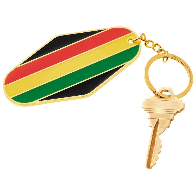Juneteenth Metal Keychain #2