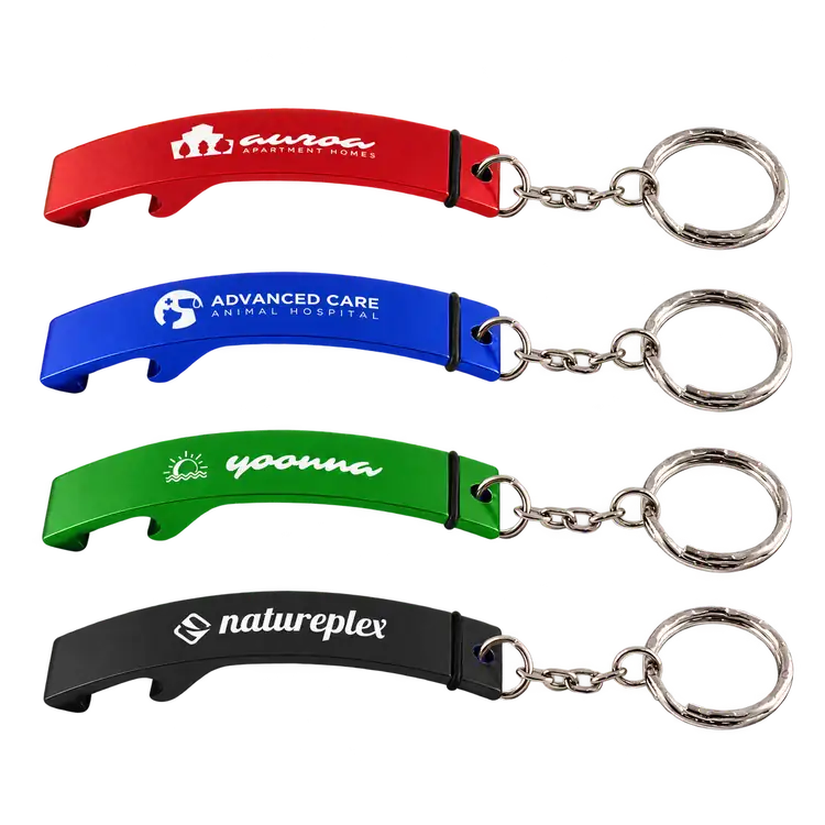Pop-It Aluminum Bottle Opener Keychain