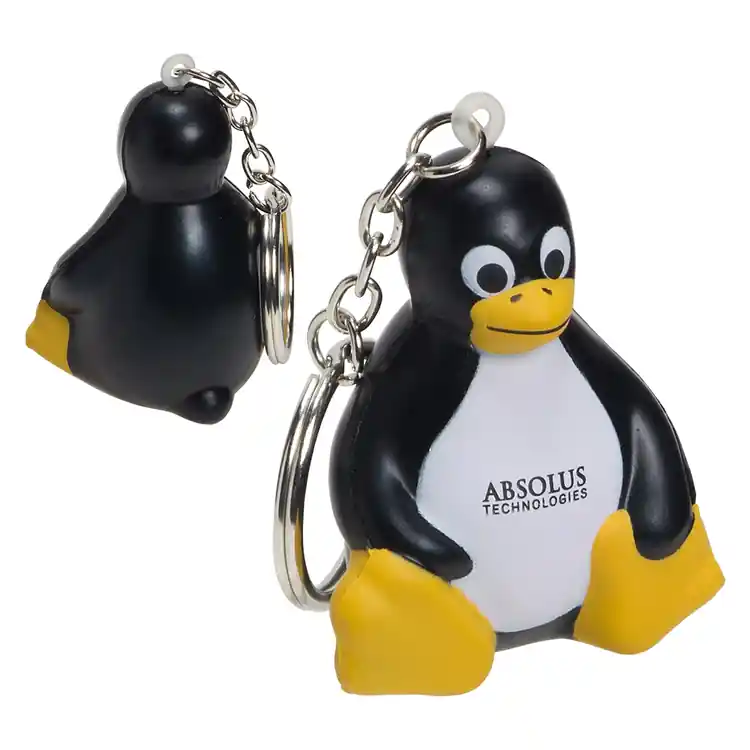 Porte-clés pingouin anti-stress #1