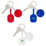 Pickleball Paddle and Ball Keychain