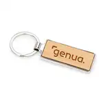 Kerins Rectangle Bamboo Keychain