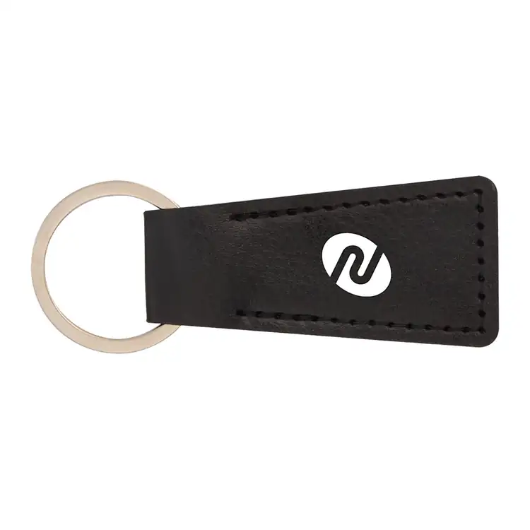 Recycled keychain with soft tab