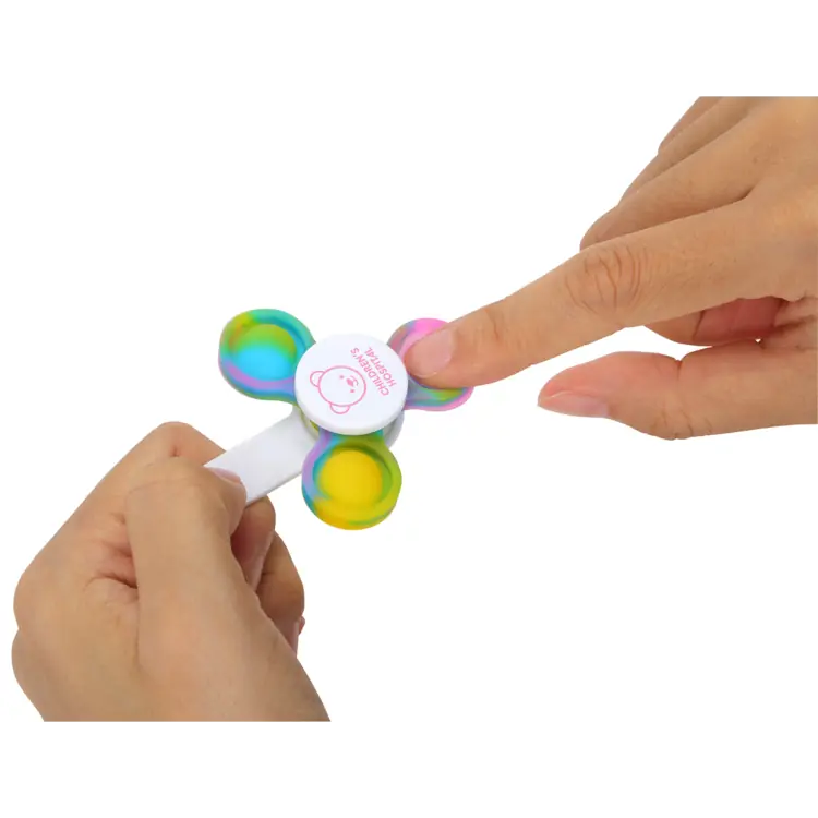 Push Pop Fidget Spinner Keyring #3