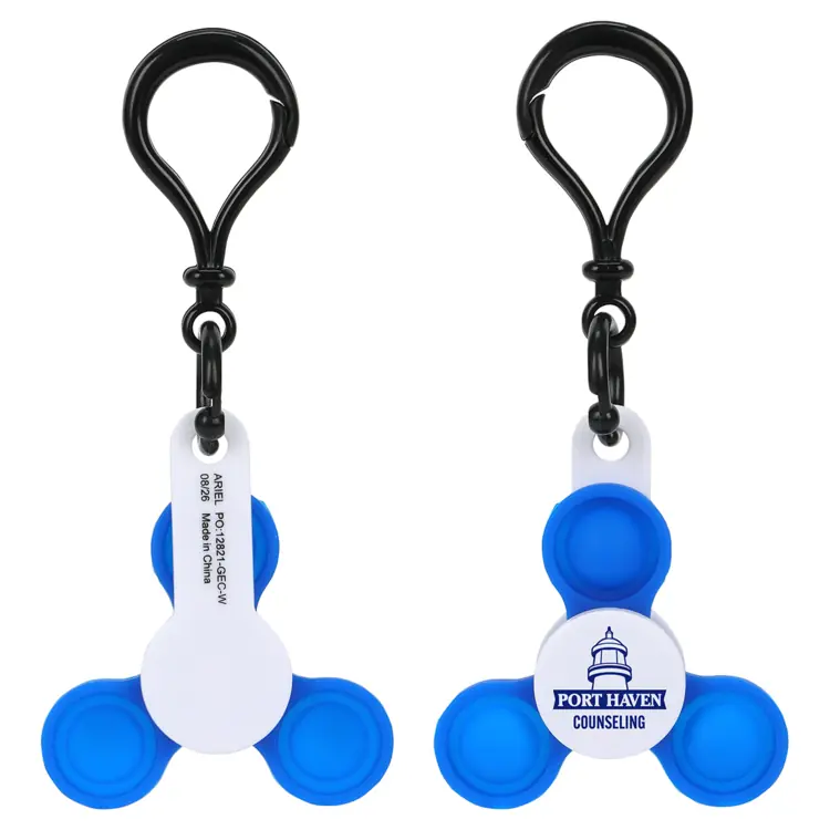 Push Pop Fidget Spinner Keyring #6