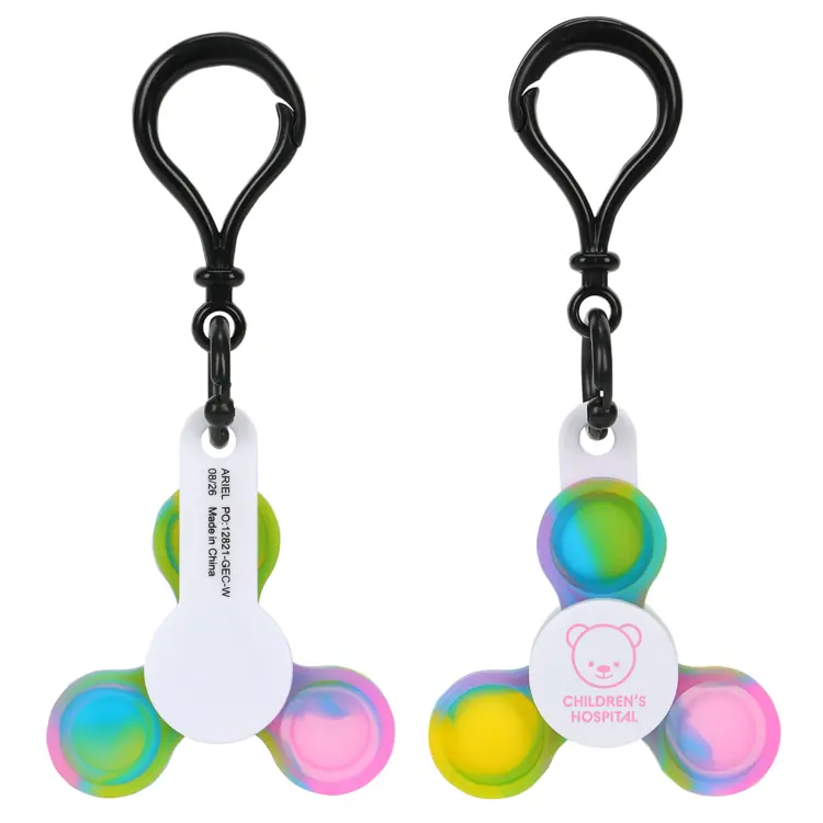 Push Pop Fidget Spinner Keyring #8