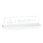 Porte-nom de bureau Reading - Gravure