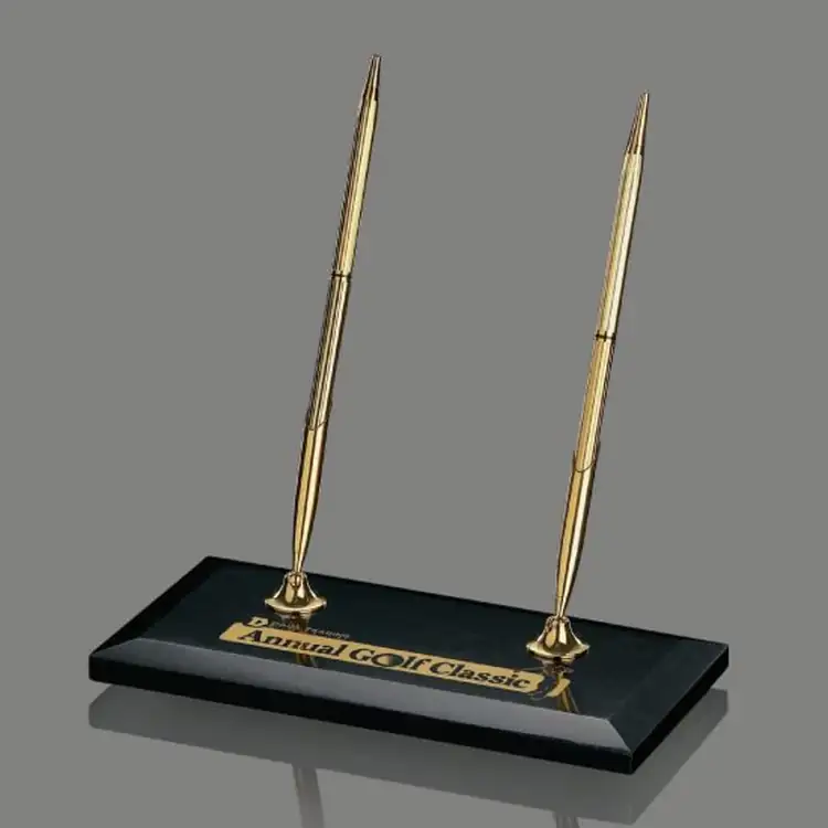 Vista Marble Double Pen Set