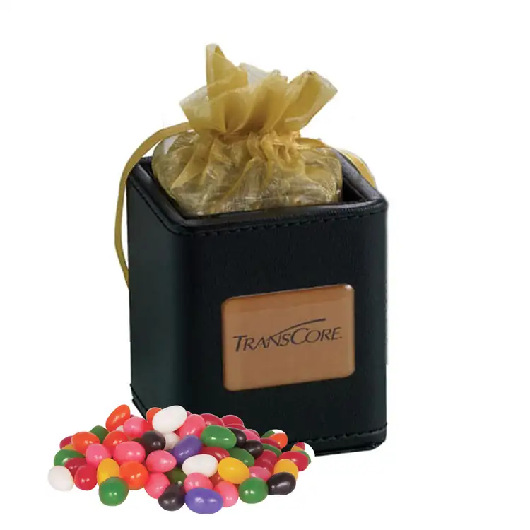 X-Cube Pen Holder with assorted jelly beans