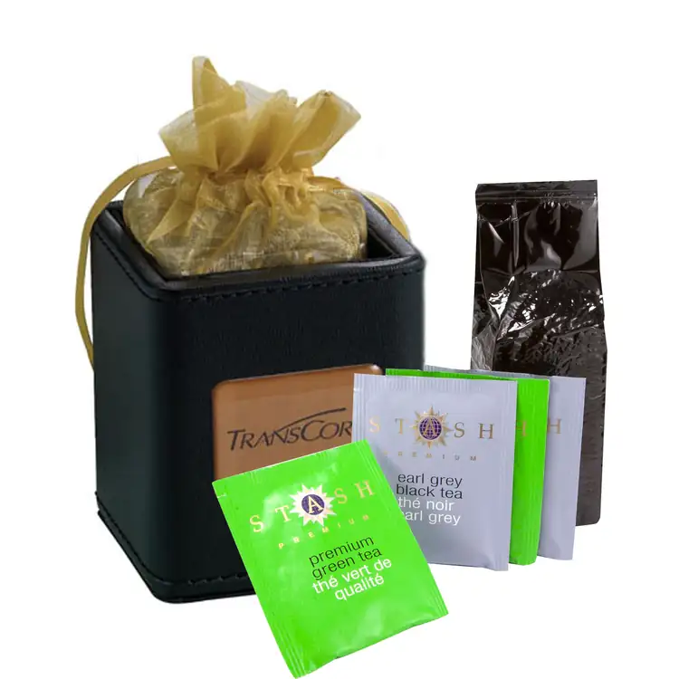 Porte-stylos X-Cube avec café et thés Stash