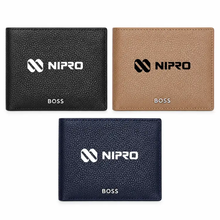 Hugo Boss Classic Grained Wallet with Flap