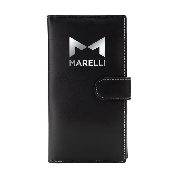 Sarnen Cactus Leather Long Wallet with Coin Pocket