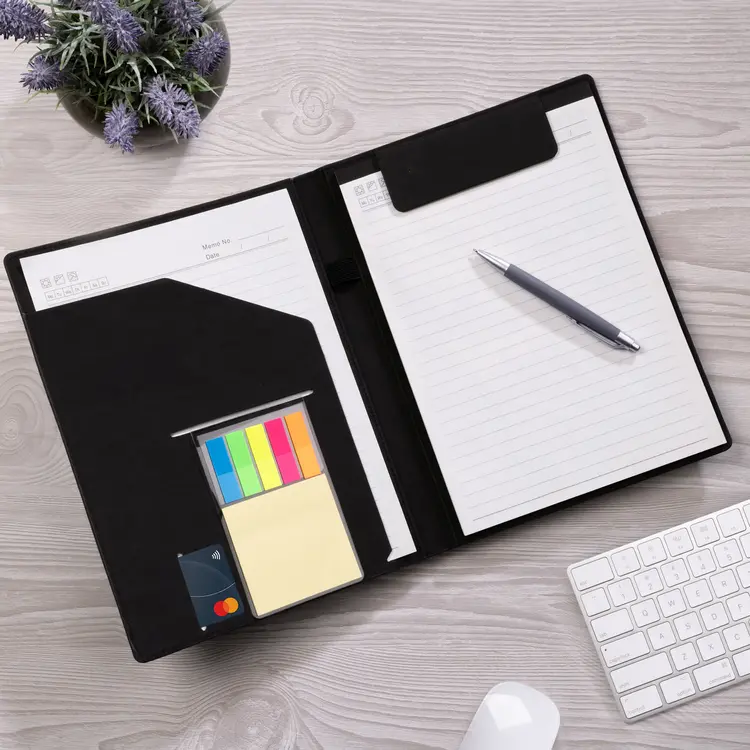 Portfolio Sandel avec notes autocollantes et bloc-notes #3