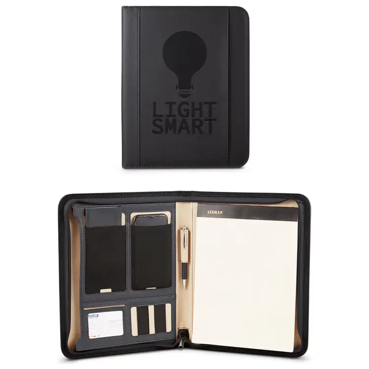 Tuscany Zippered Portfolio with Tech Storage #5