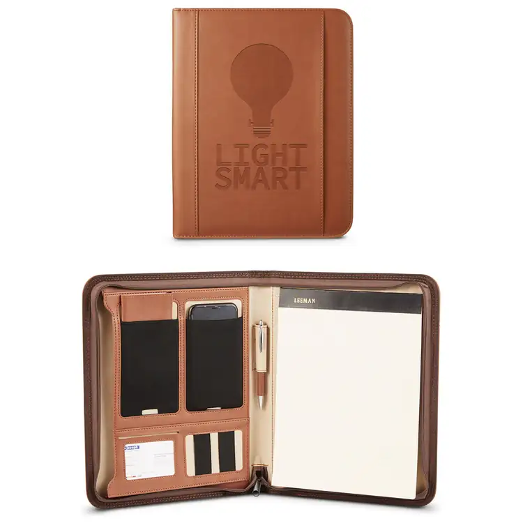 Tuscany Zippered Portfolio with Tech Storage #6