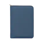 Aurelia Recycled Gold Zipper Portfolio A5