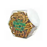 Penny Jar with salted mini pretzels