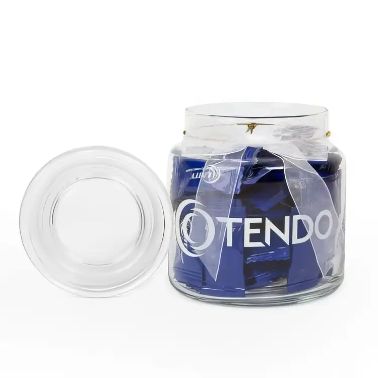 Apothecary Jar 22 oz with custom-wrapped FlavorBurst candies #2