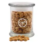 Glass Jar 12 oz with peanuts
