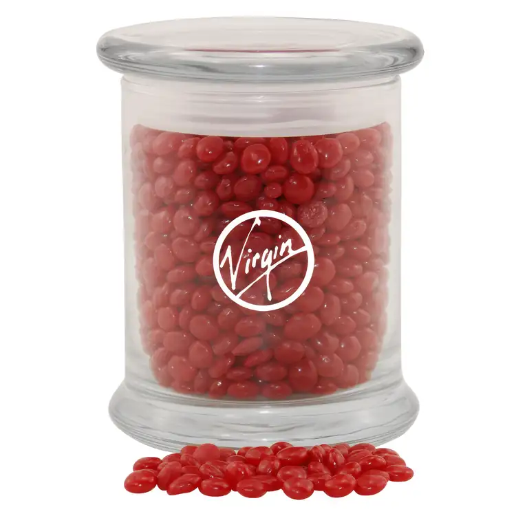 Glass Jar 12 oz with Cinnamon Imperials