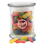 Glass Jar 12 oz with Sour Patch Kids