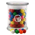 Pot en verre 12 oz avec boules de gomme