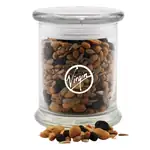 Glass Jar 12 oz with trail mix