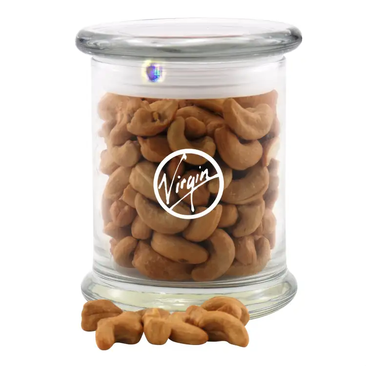 Pot en verre 12 oz avec noix de cajou
