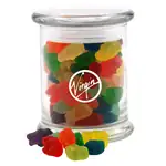 Glass Jar 12 oz with gummy bears