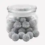 Patio Glass Jar with chocolate golf balls