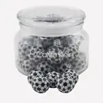 Patio Glass Jar with chocolate soccer balls