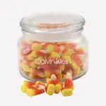 Pot en verre Patio avec bonbons Candy Corn