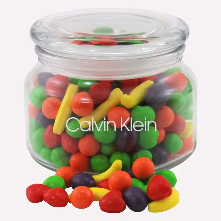 Pot en verre Patio avec bonbons Candy Fruitz
