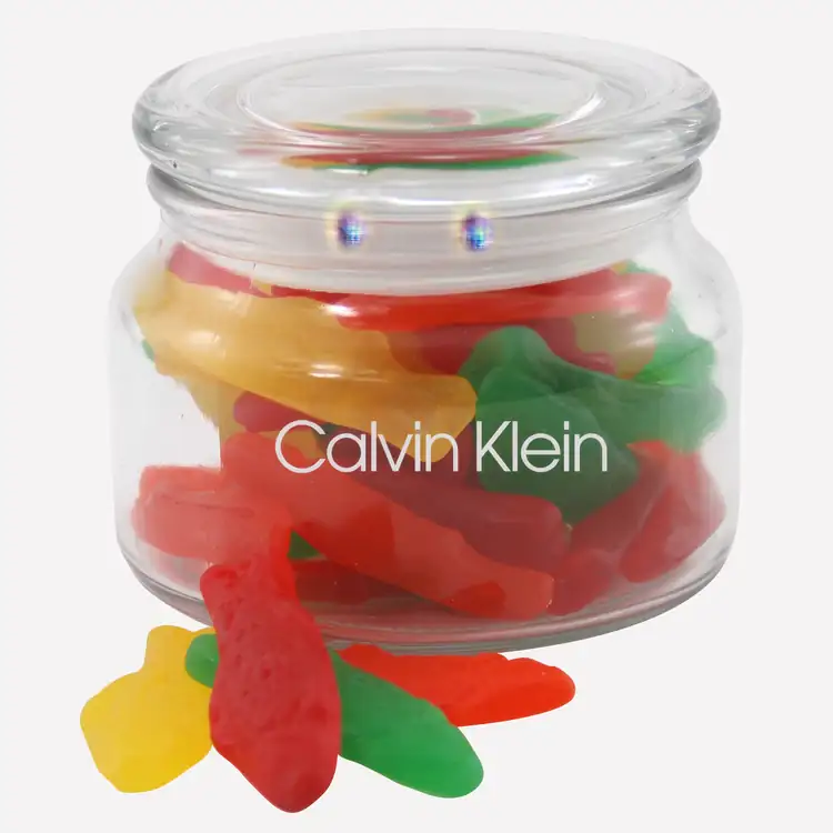 Patio Glass Jar with Swedish Fish