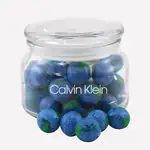 Patio Glass Jar with chocolate globes