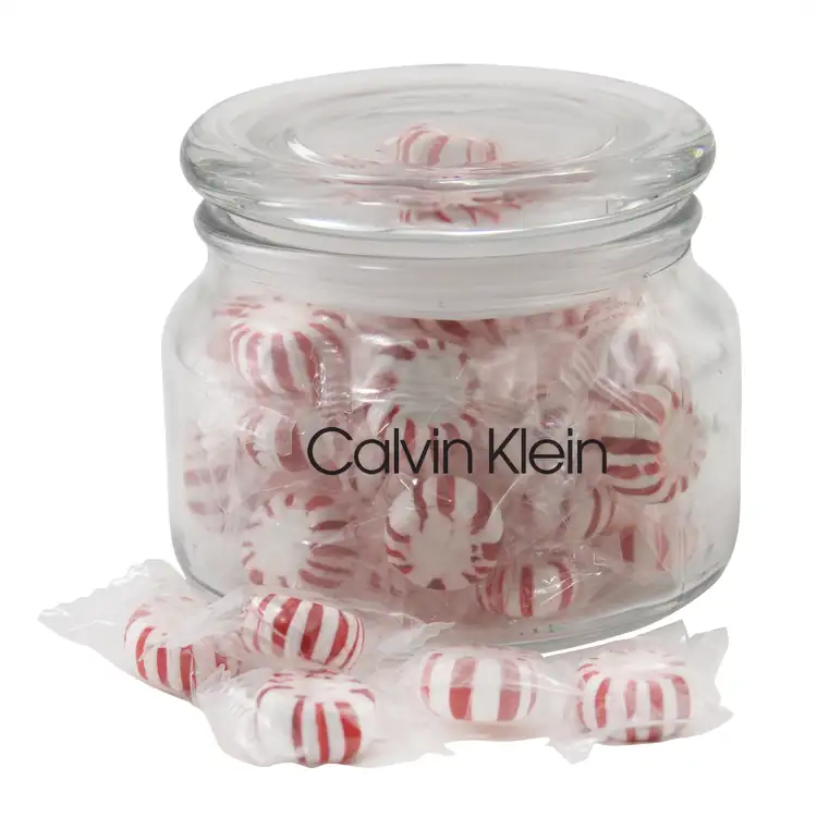 Patio Glass Jar with Starlight Peppermints