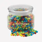 Pot en verre Patio avec mini bonbons casse-gueule