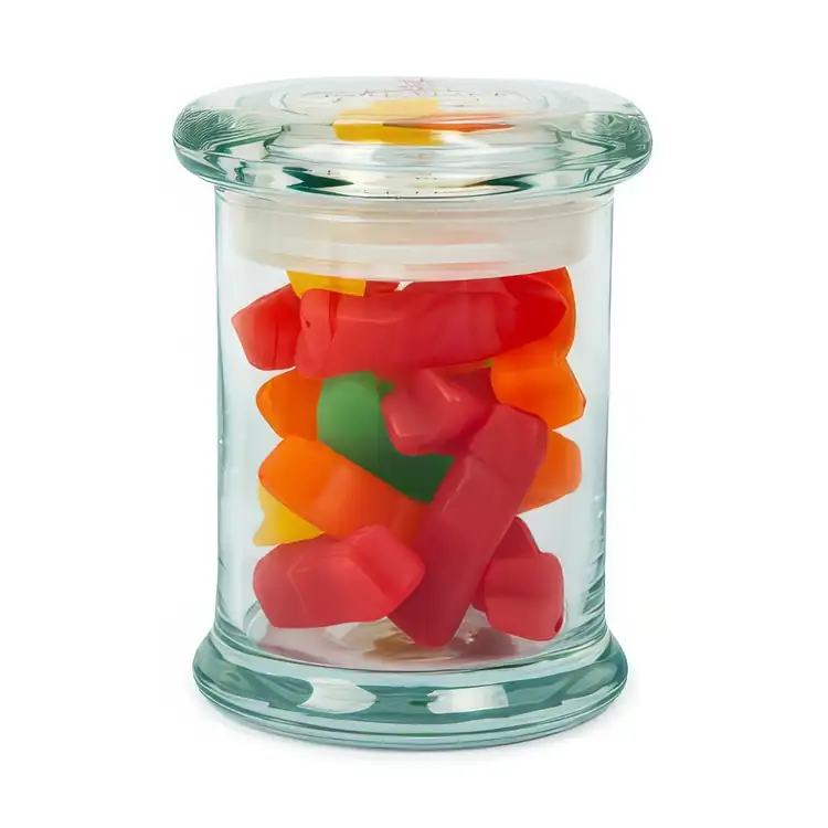 Gourmet Glass Jar with assorted Swedish Fish #2