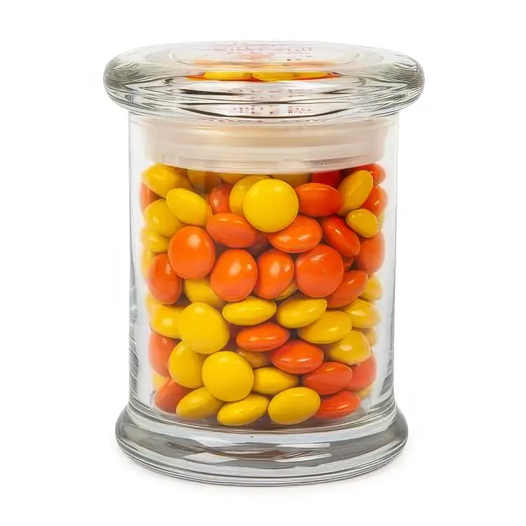 Gourmet Glass Jar with chocolate buttons #2