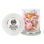 Gourmet Glass Jar with salt water taffy