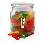 Pot rond en verre avec bonbons Swedish Fish