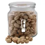 Pot rond en verre avec pistaches