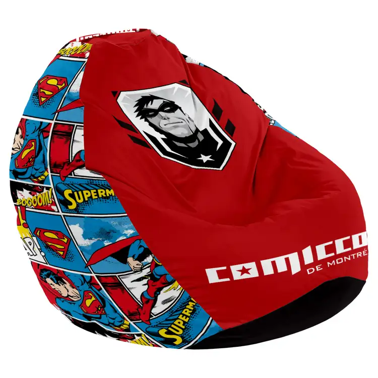 Sublimated Teardrop Bean Bag Chair